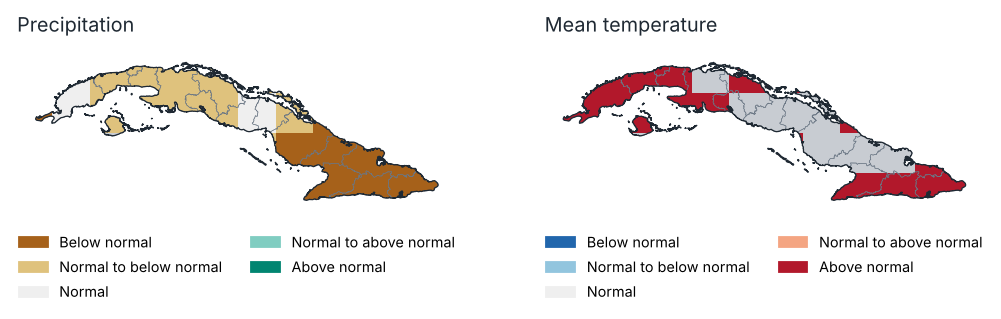 Outlook for Aug–Oct 2026: most likely tercile