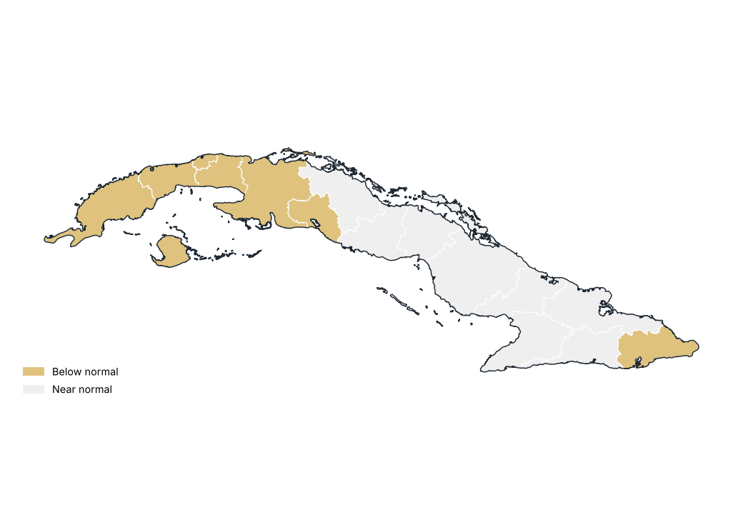 Percent of normal by state