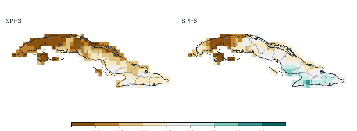 Standardized Precipitation Index (SPI) ending August 2026