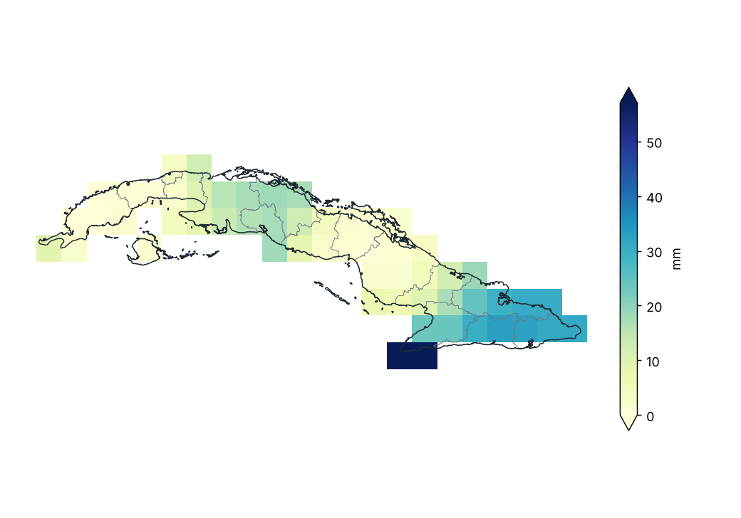 Accumulated precipitation