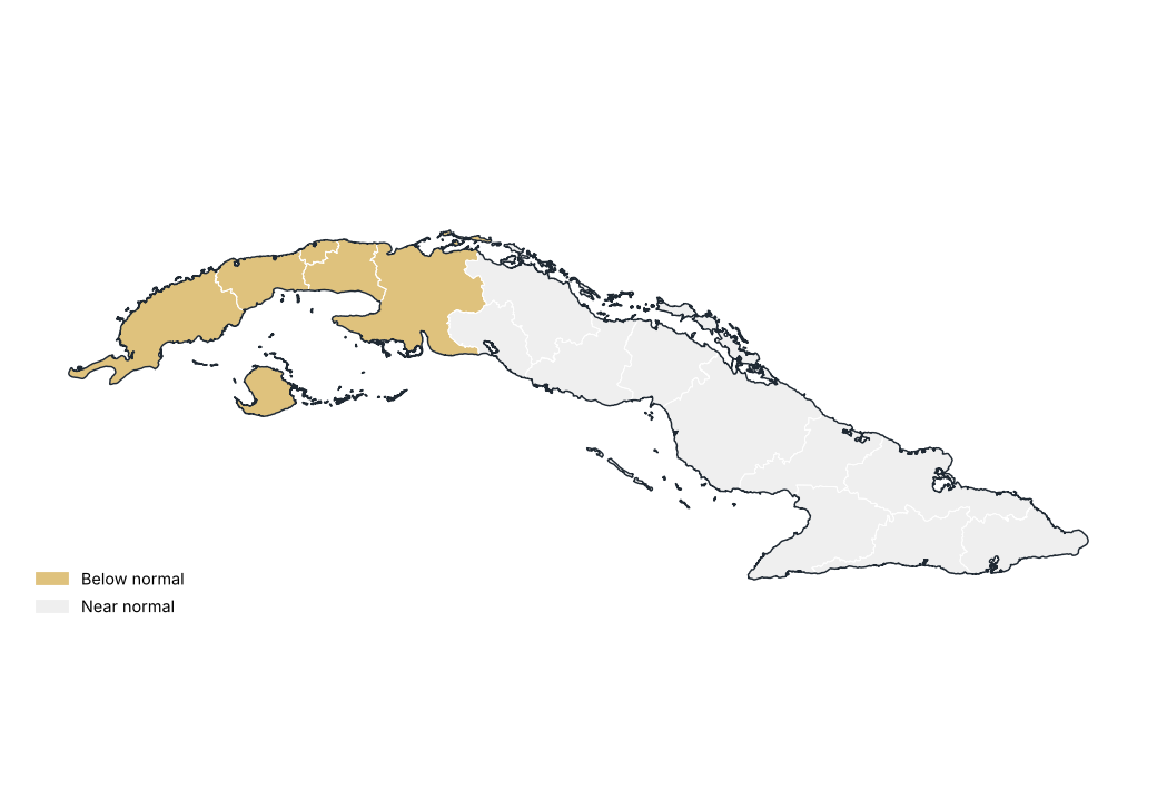 Percent of normal by state