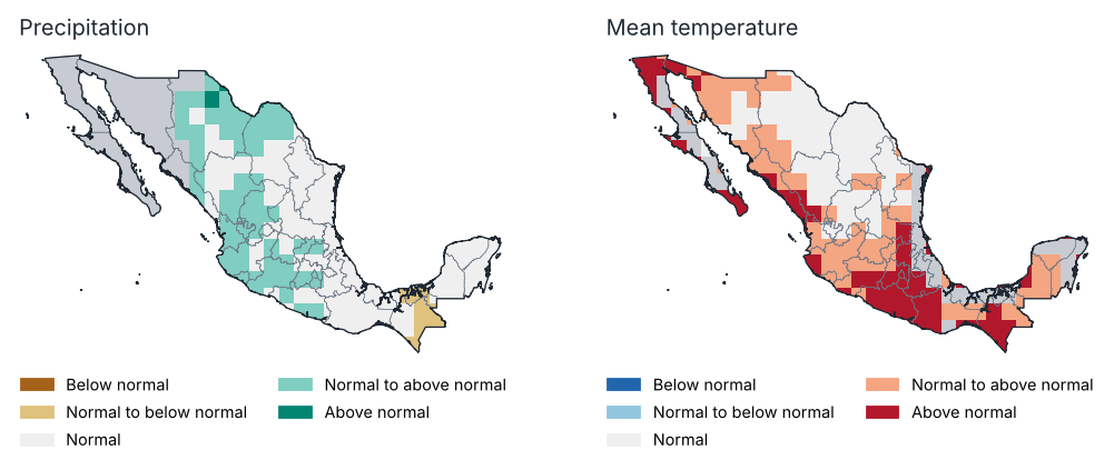 Outlook for June 2026: most likely tercile