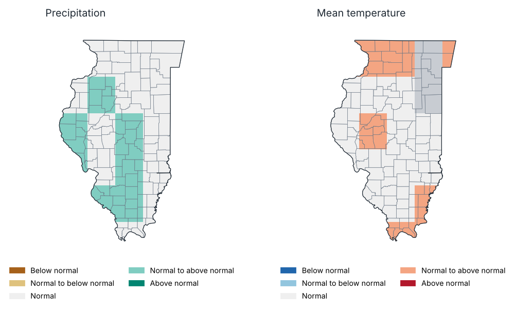 Outlook for Oct–Dec 2026: most likely tercile