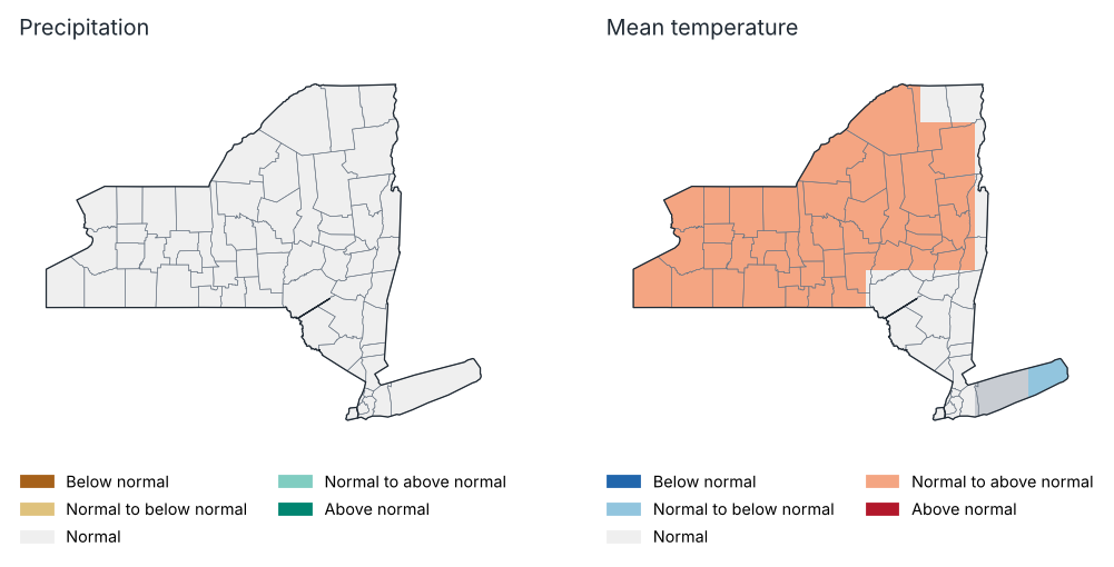 Outlook for Jan–Mar 2026: most likely tercile