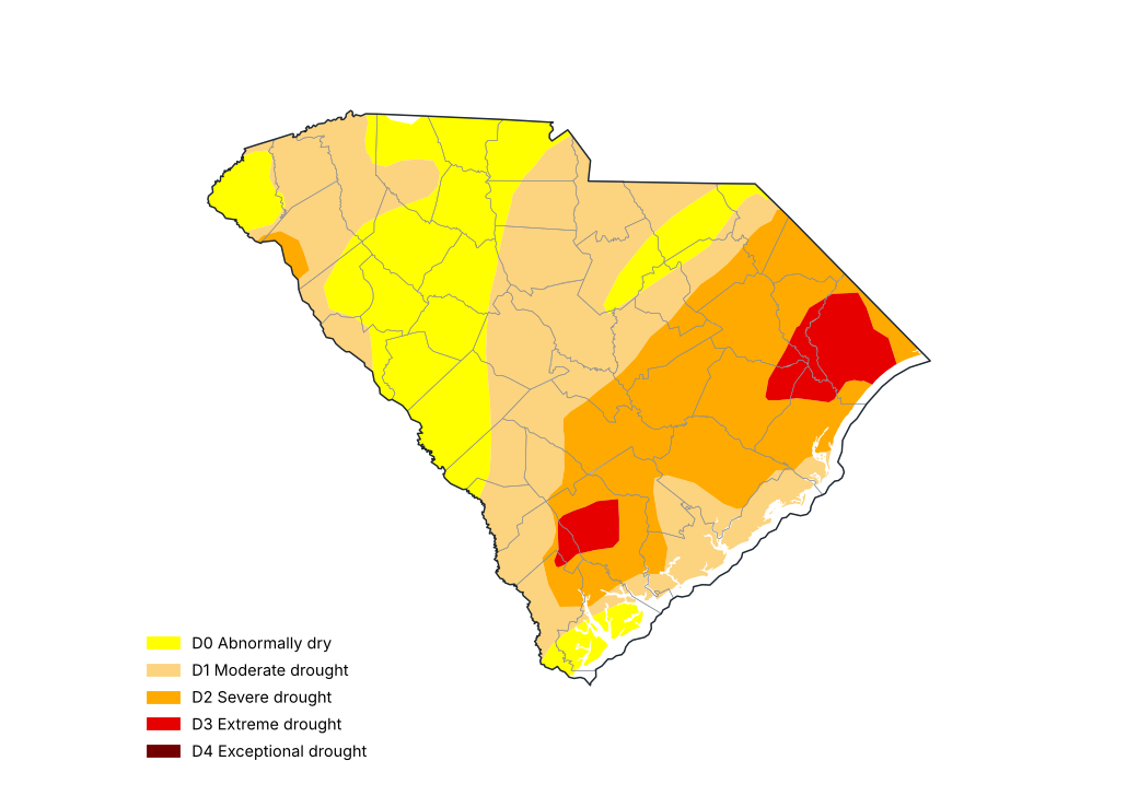 U.S. Drought Monitor, 29 September 2026