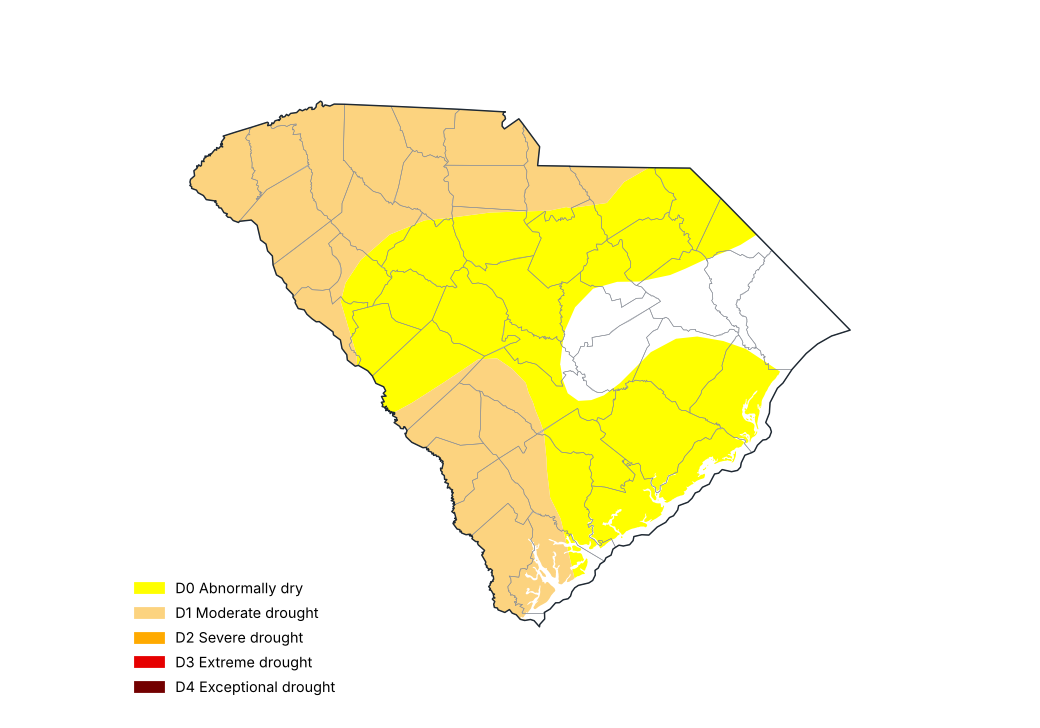 U.S. Drought Monitor, 30 December 2025