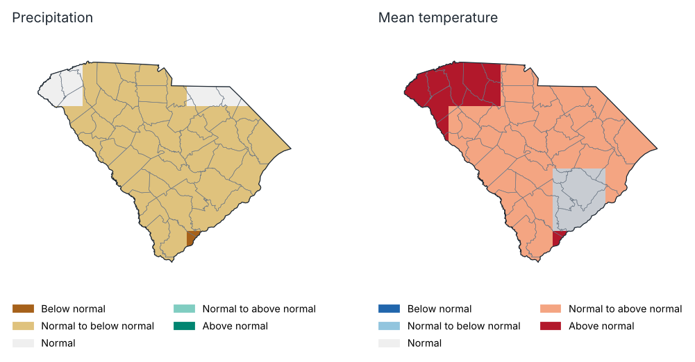 Outlook for Jan–Mar 2026: most likely tercile