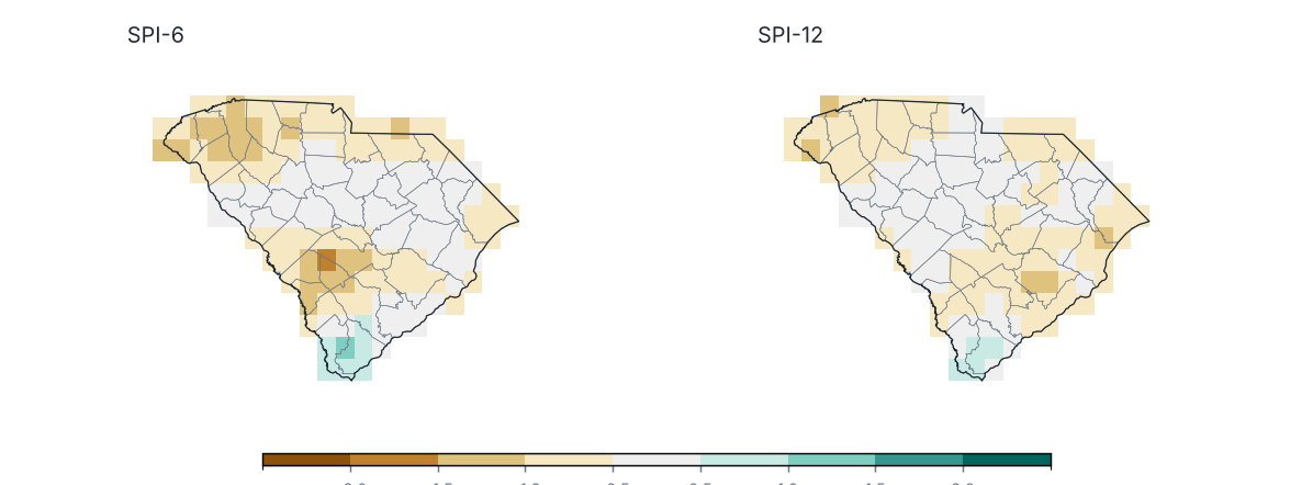 Standardized Precipitation Index (SPI) ending December 2025
