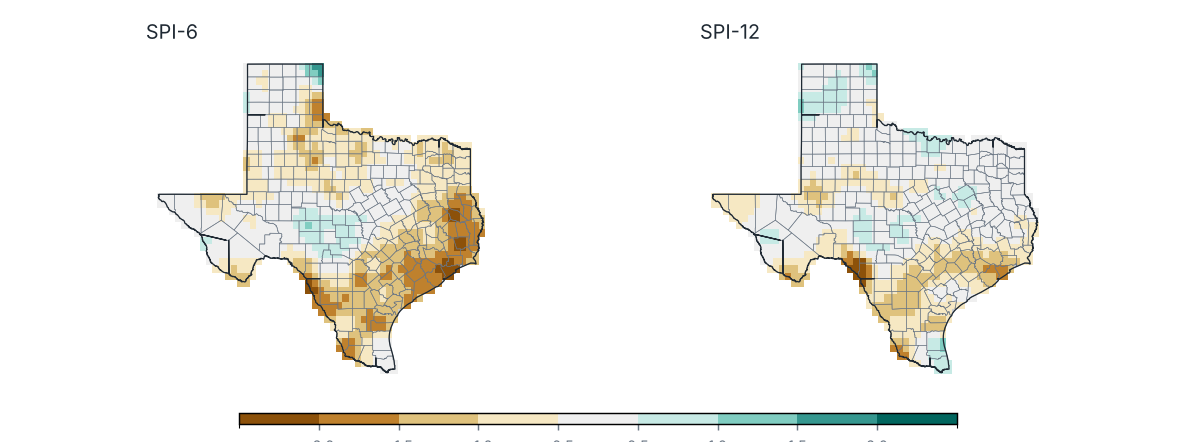 Índice Estandarizado de Precipitación (SPI) al cierre de diciembre 2025
